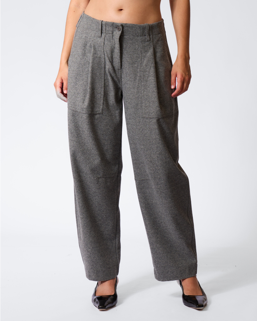 October Wool Mix Cargo Grey Melange