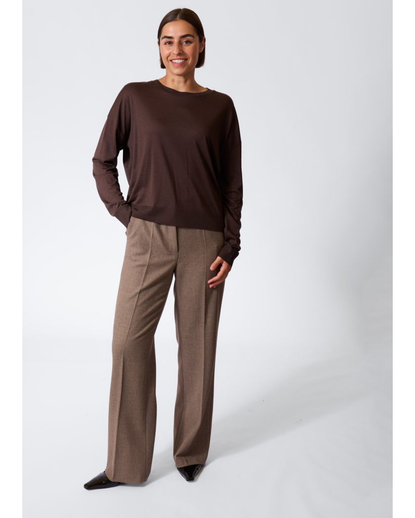 Amelie Pleated Trousers Ash