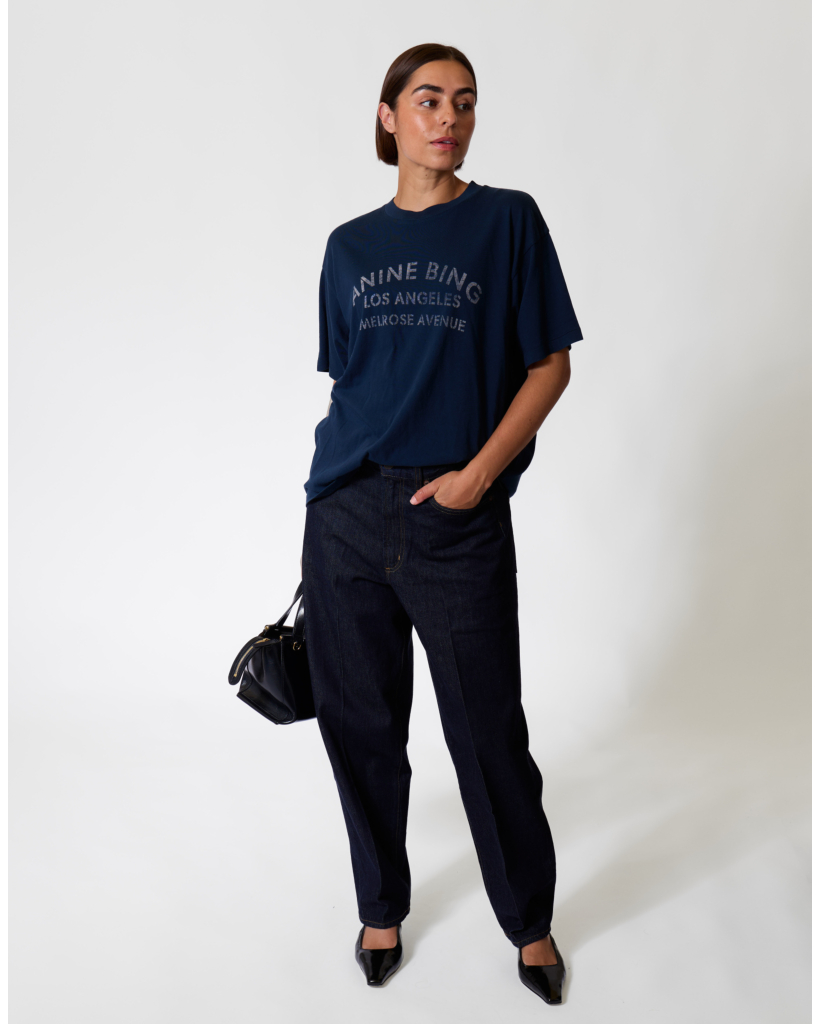 80s Vintage Tapered Rinse Jeans