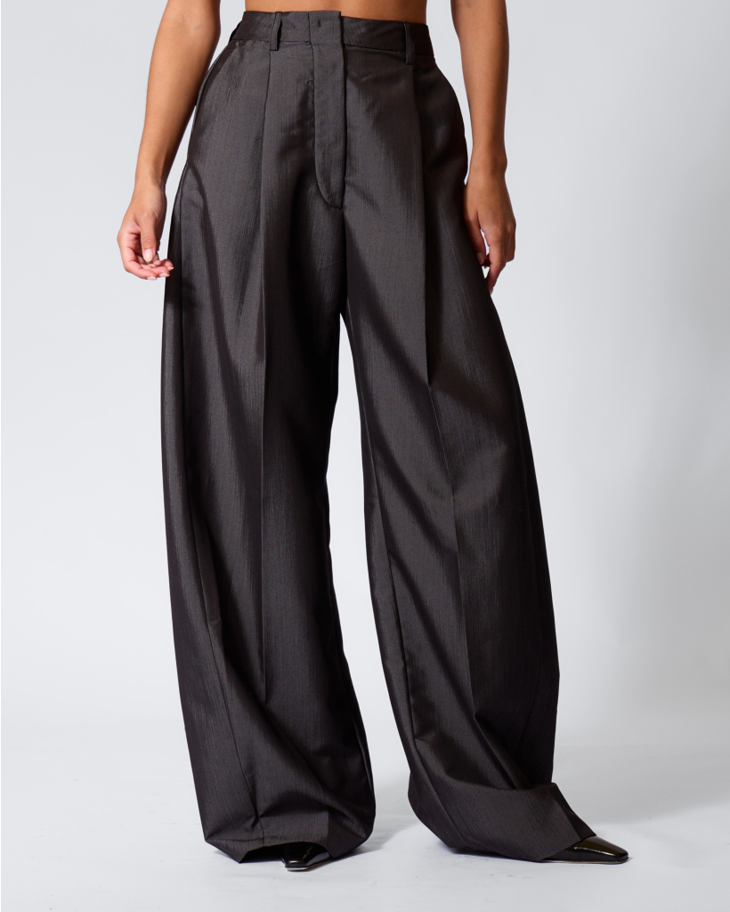 Billie Loose Trousers Dark Grey