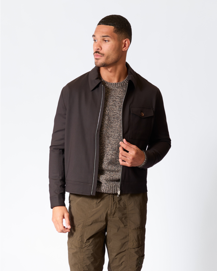 Ventuno Short Dark Brown Jacket