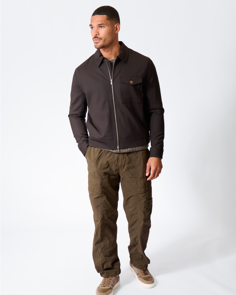 Ventuno Short Dark Brown Jacket