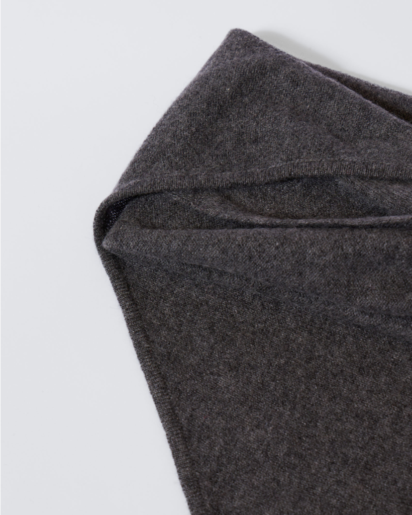 Danika Cashmere Bandana Scarf Grey Melange