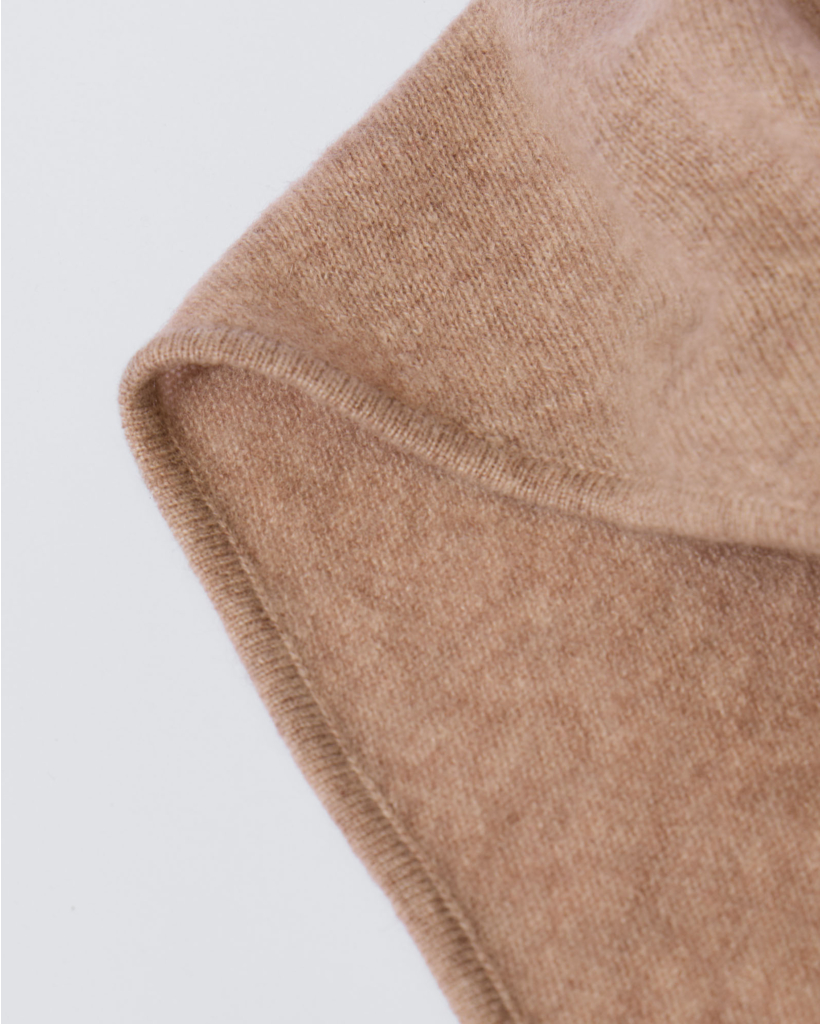 Danika Cashmere Bandana Scarf Chestnut