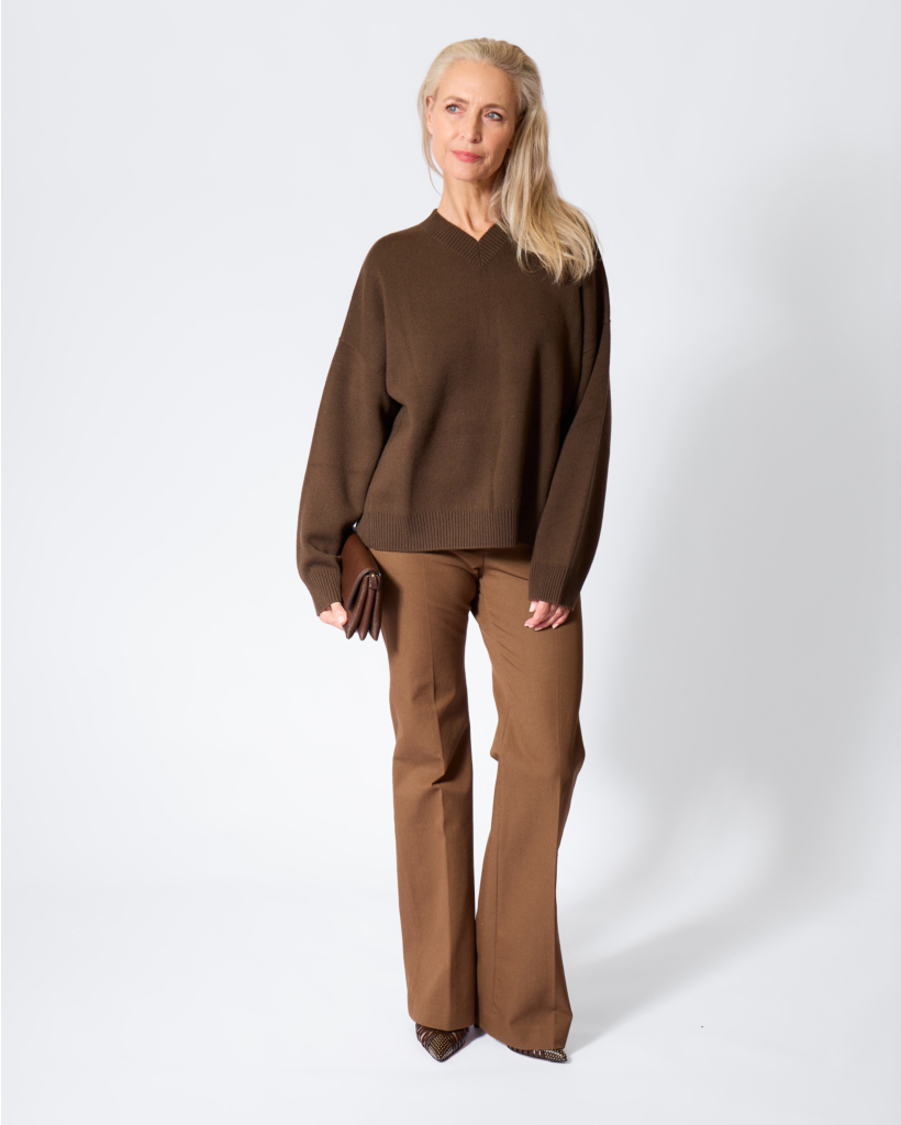 Lily Cashmere-Blend Sweater Patina