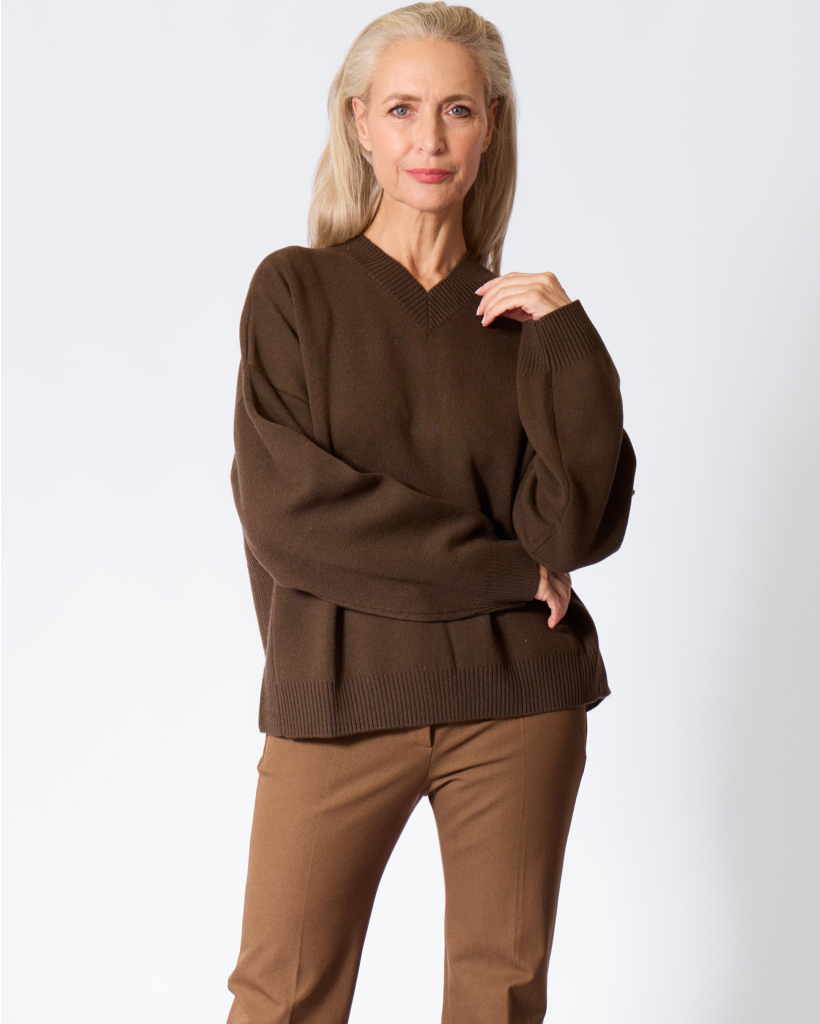 Lily Cashmere-Blend Sweater Patina