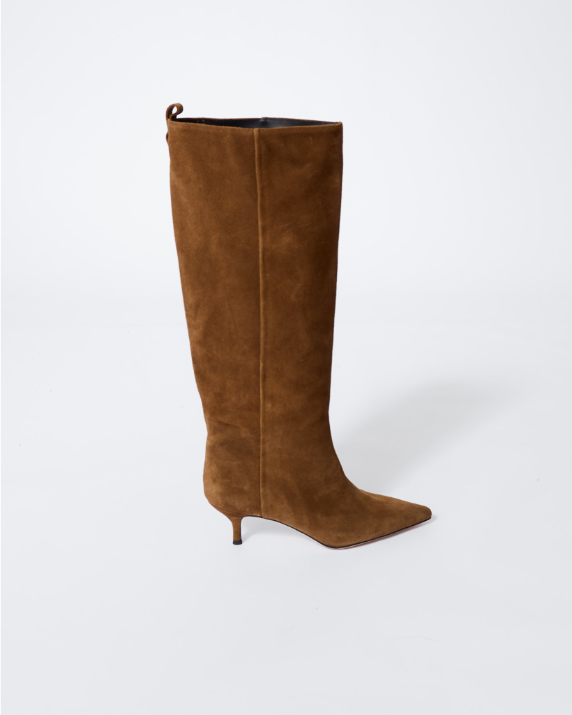 Pippa Leather High Boot Sensory Cigar