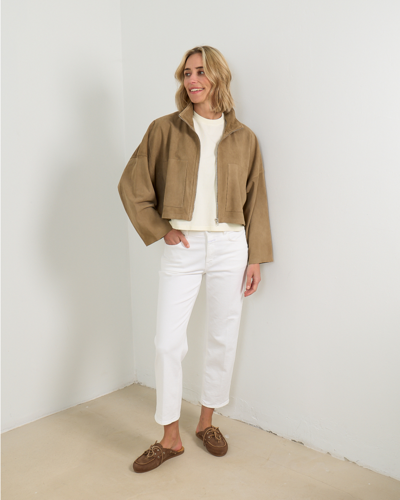 women's regular fit jeans 200 White