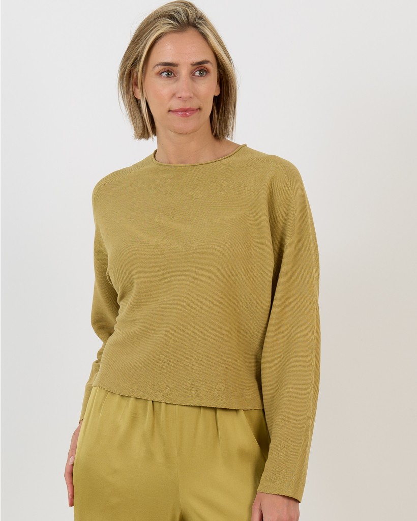 Meami Long-Sleeve Pullover - Mustard