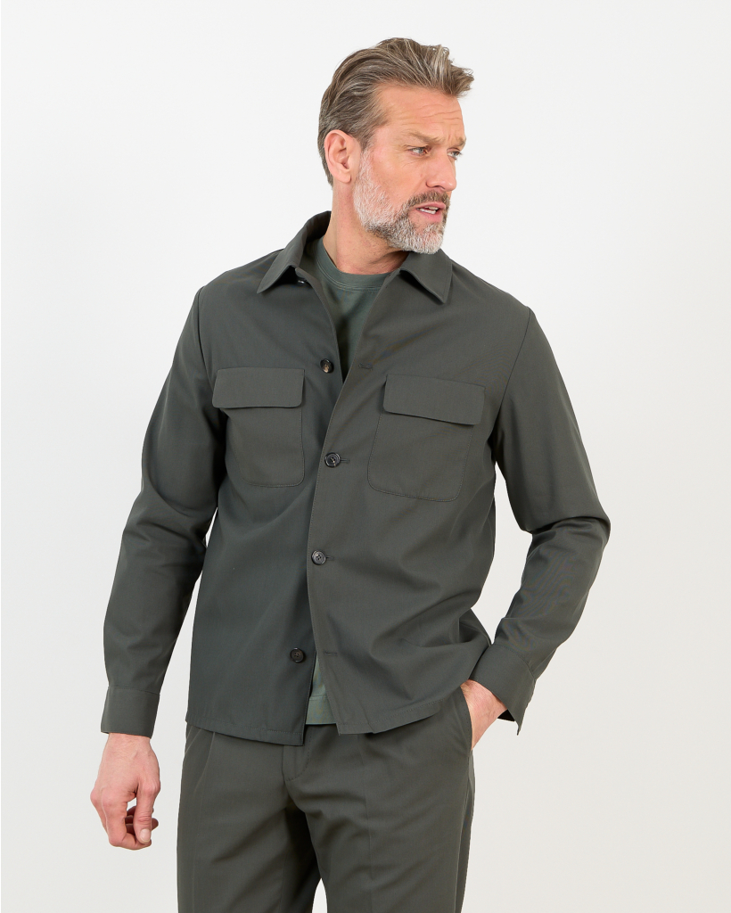 Bottle Green Overshirt