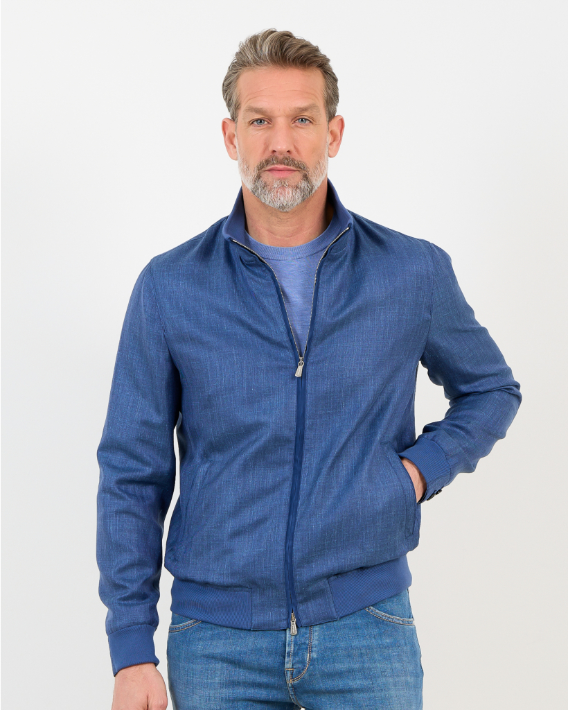 Short Blue Denim Jacket