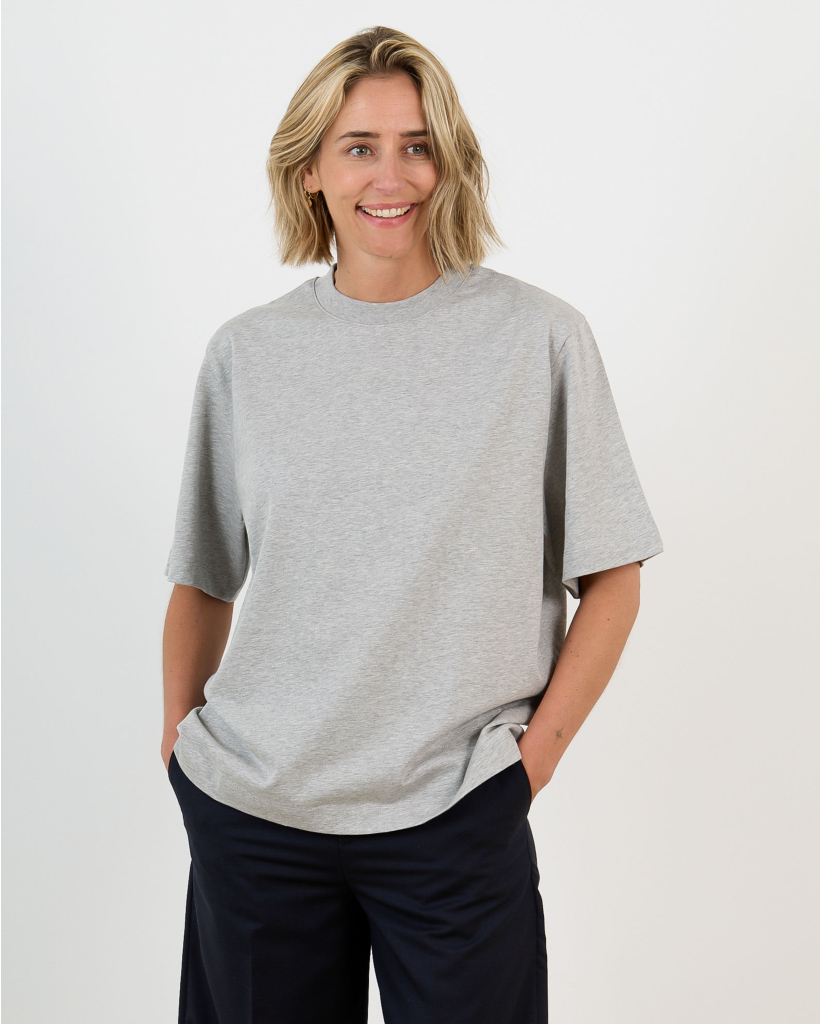 Boxy T-Shirt Grey