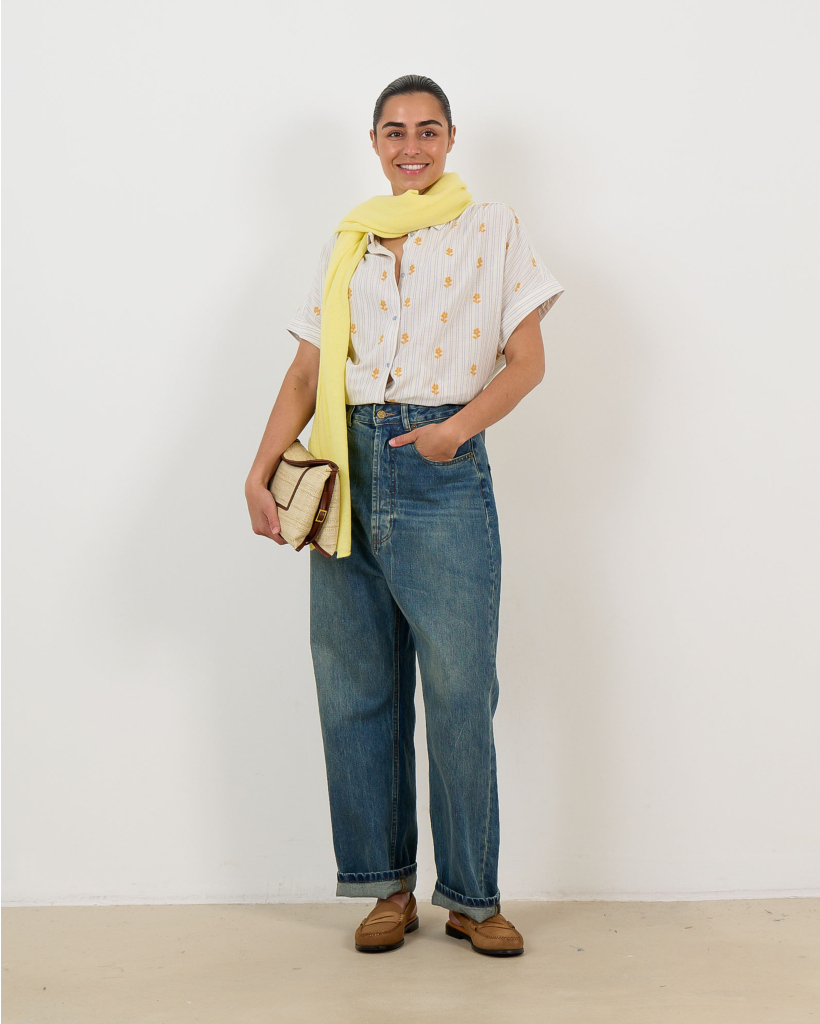 Infinity Cashmere Scarf Lemon Fizz