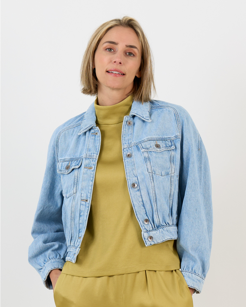 Marwick Cropped Denim Jacket