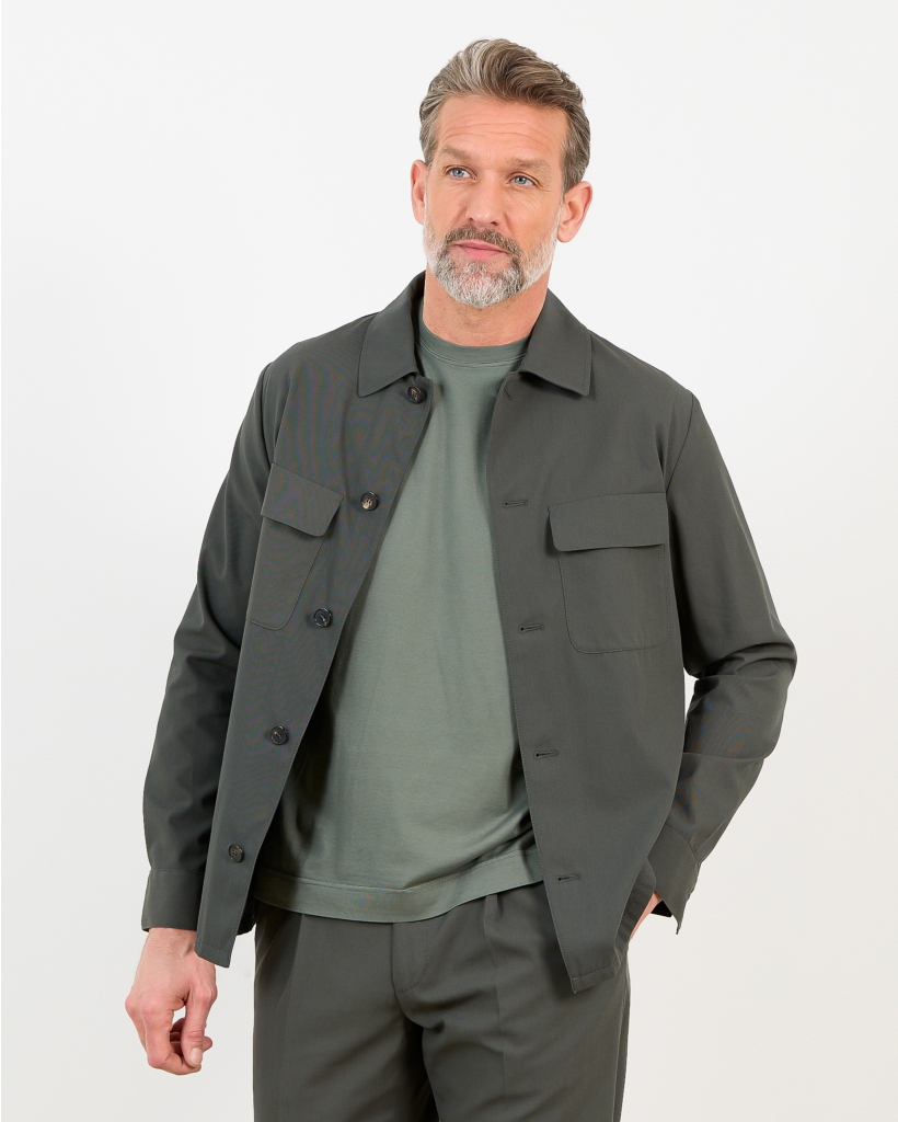 Bottle Green Overshirt