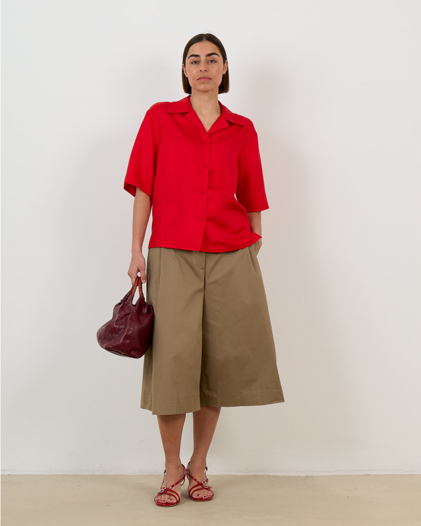 Red blouse