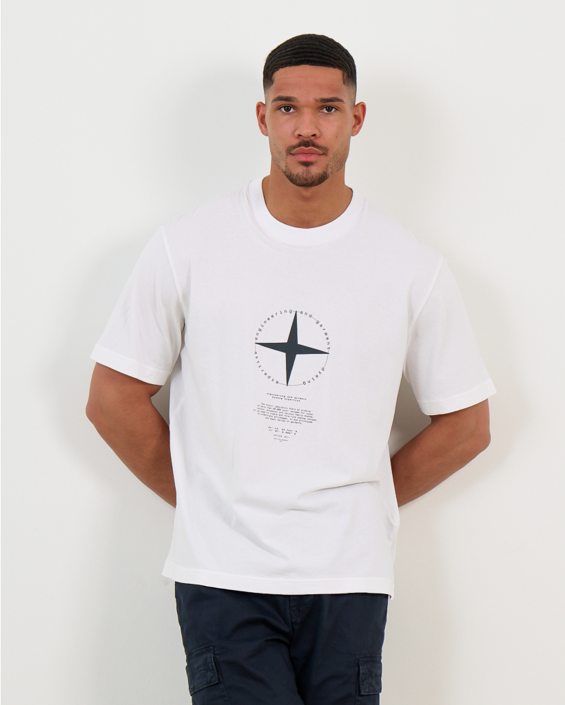 2100001 T-shirt Print White