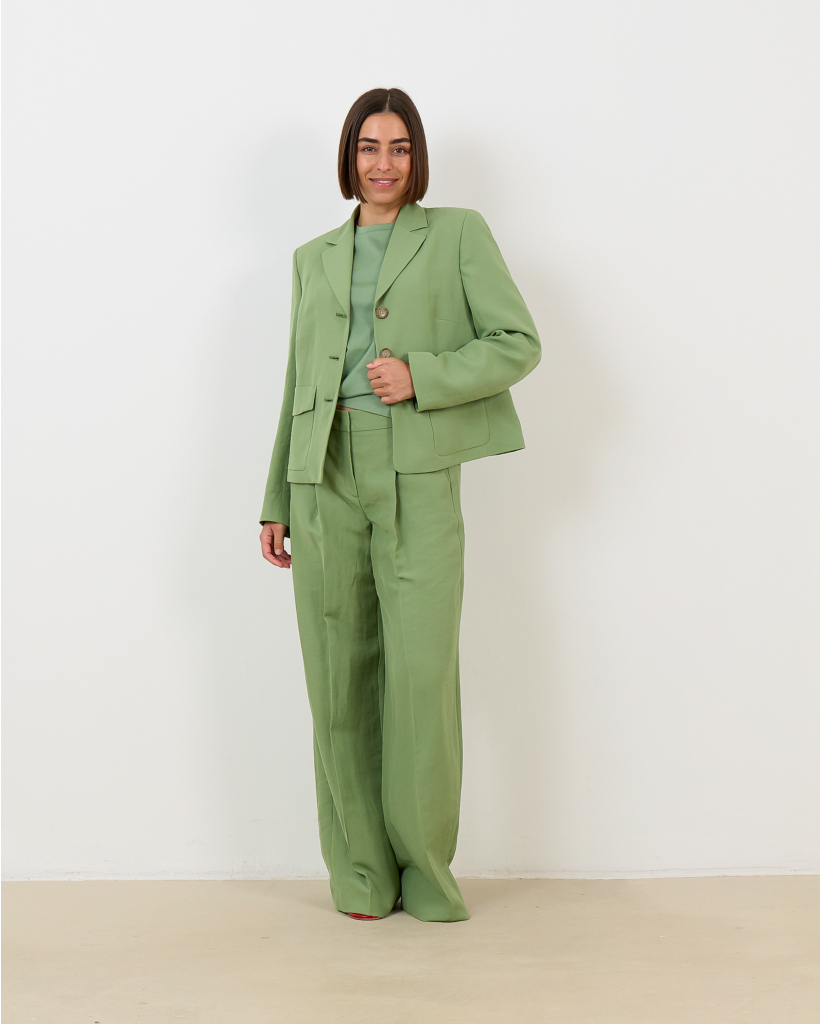 T-shirt Short Sleeve Round Neck Green