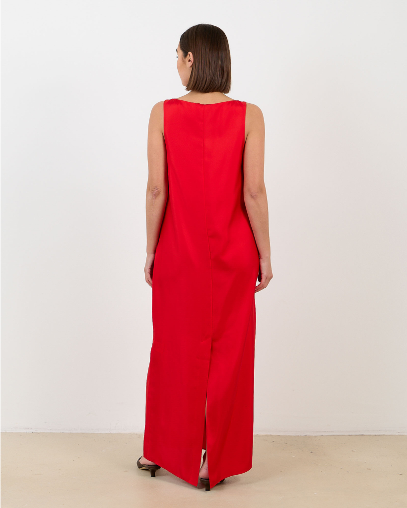 Long Red Dress