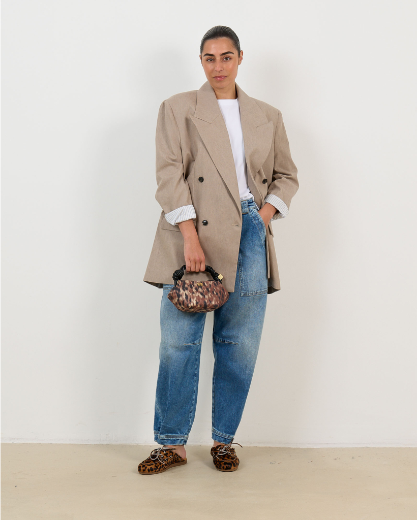 Natan Oversized Taupe Blazer