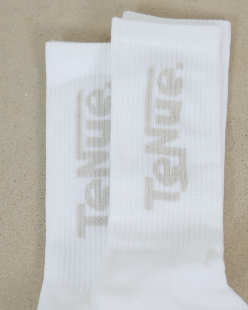 sand-colored socks