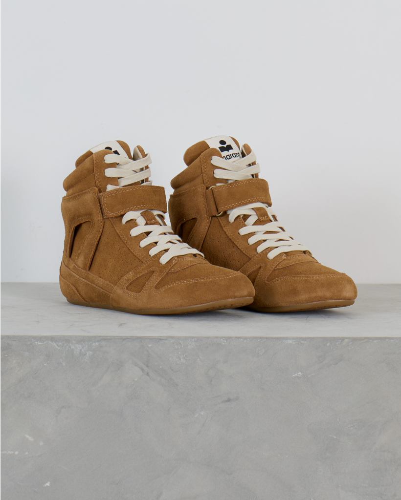 Senny High-Top Sneaker in Cognac