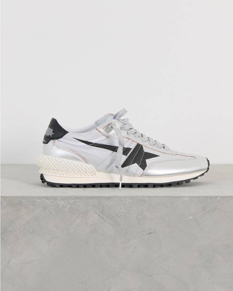 Running Marathon Sneaker Nylon Silver
