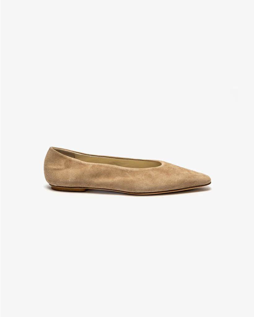 Bilbao Suede Ballerinas Taupe