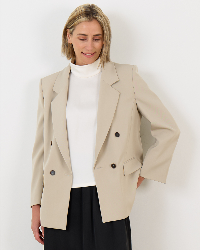Hadlow Blazer Long Sleeve Beige
