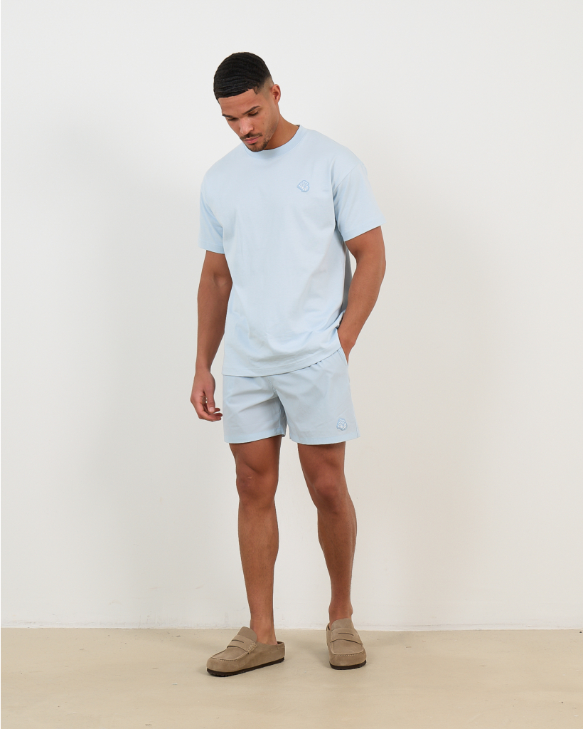 Rubber Blossom swim shorts blue