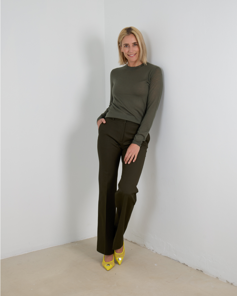 Cashair Cashmere Pullover Khaki Green