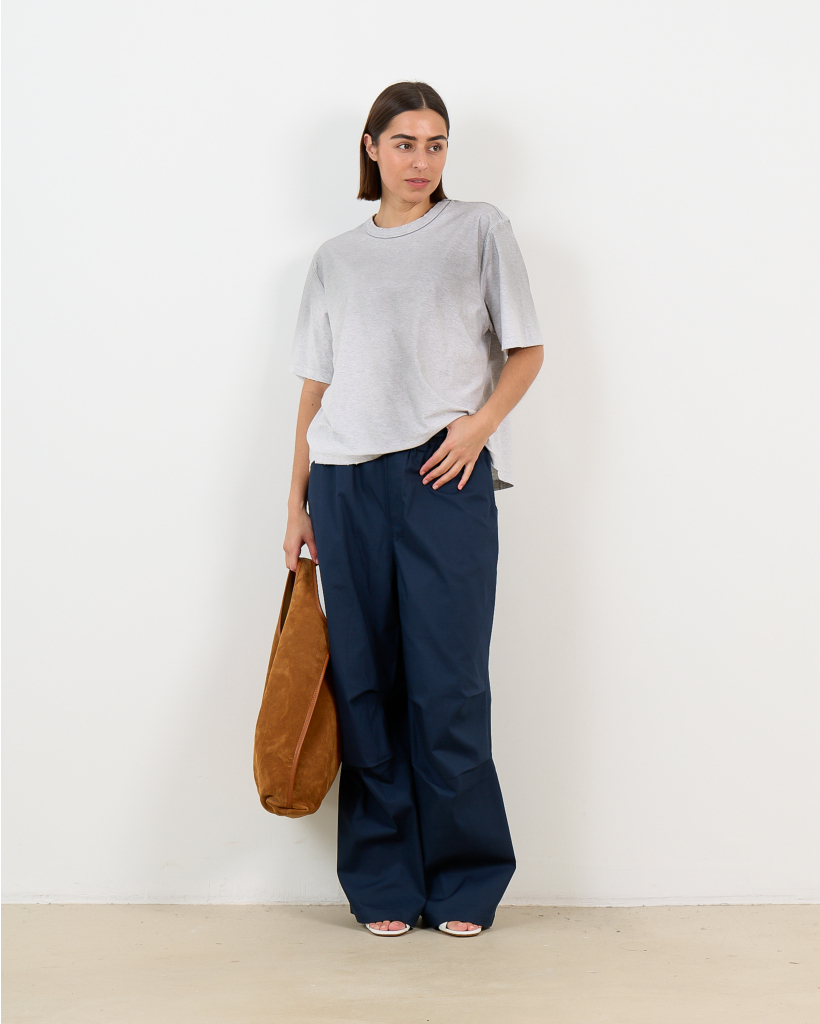 Chuck Pants Stretchy Navy Trousers