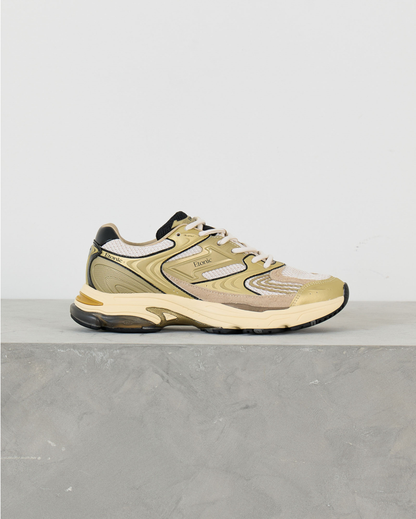 Evolution Metallic Sneaker Gold Black