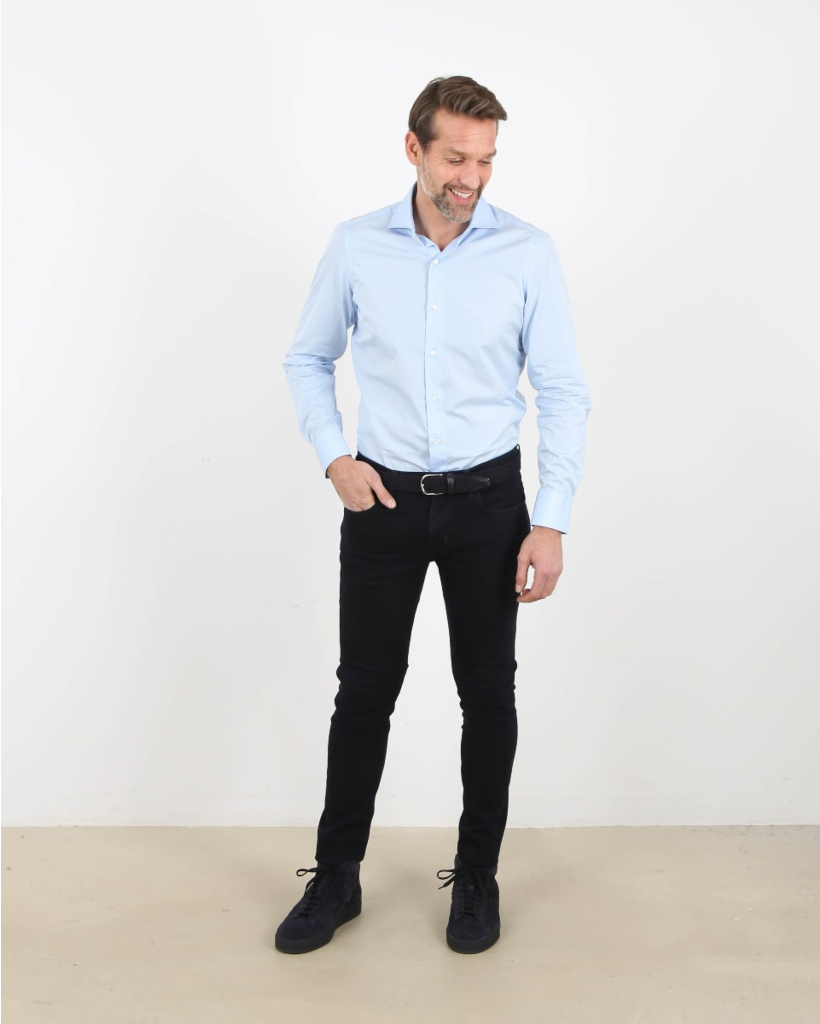 Contemporary Blue Shirt