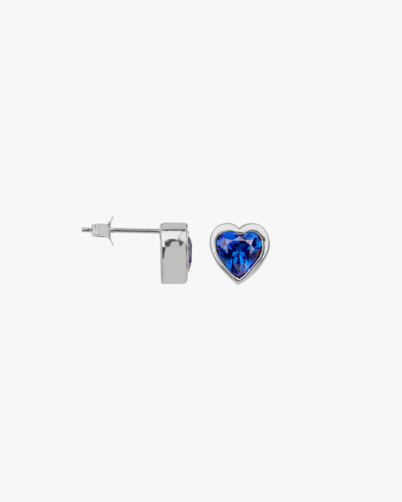 Single Platonic Love Stud in Silver