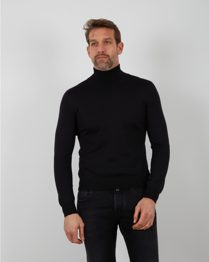 Black turtleneck