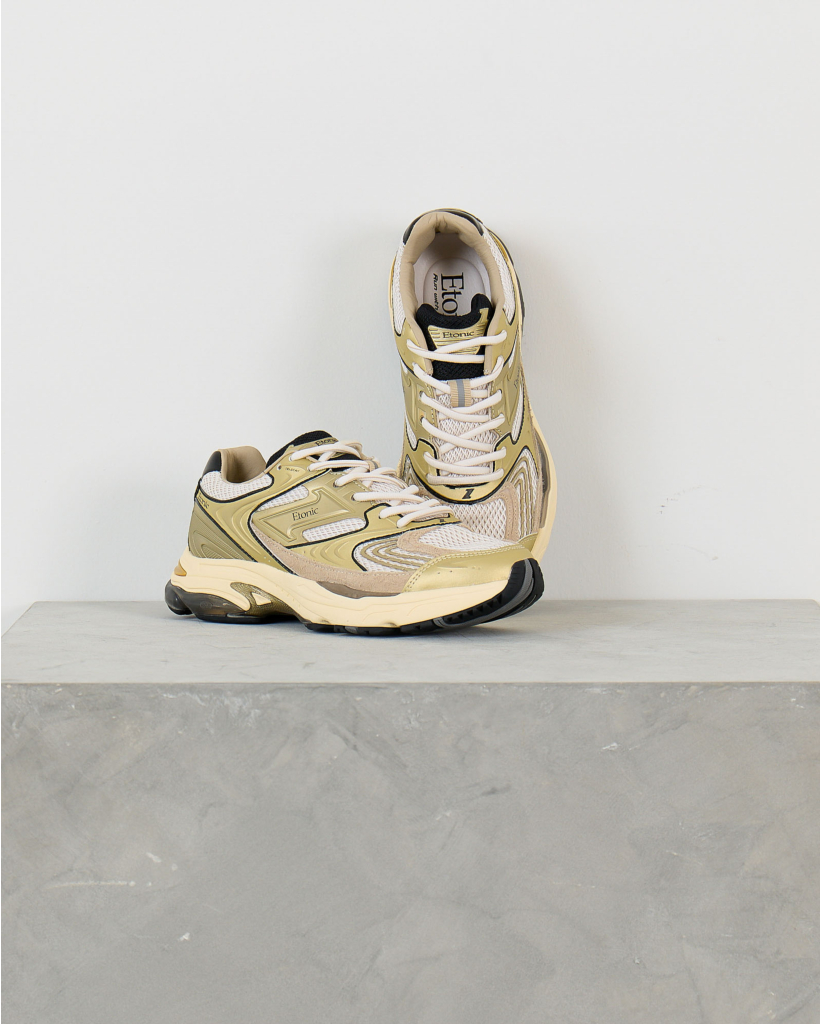 Evolution Metallic Sneaker Gold Black