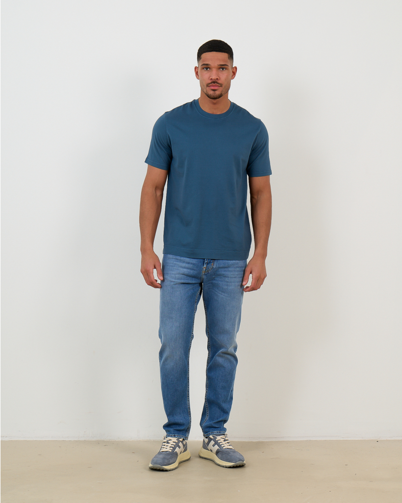 Extreme jersey T-shirt in petrol