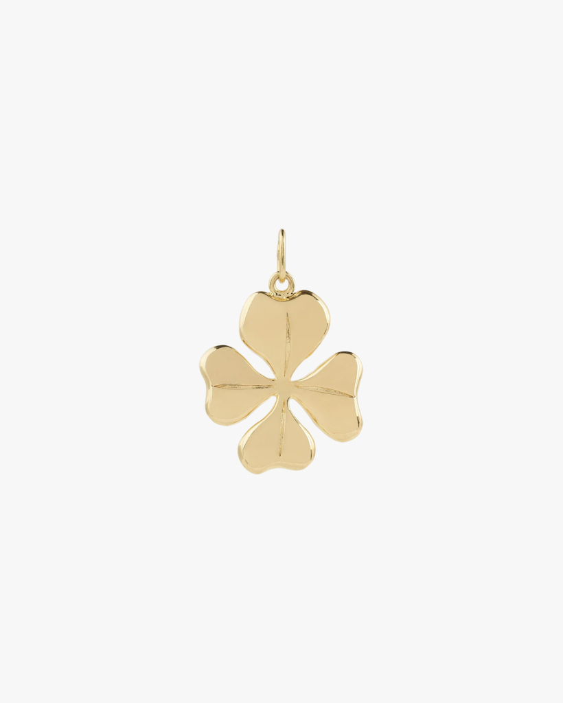 Gold-Plated Lucky Shamrock Necklace