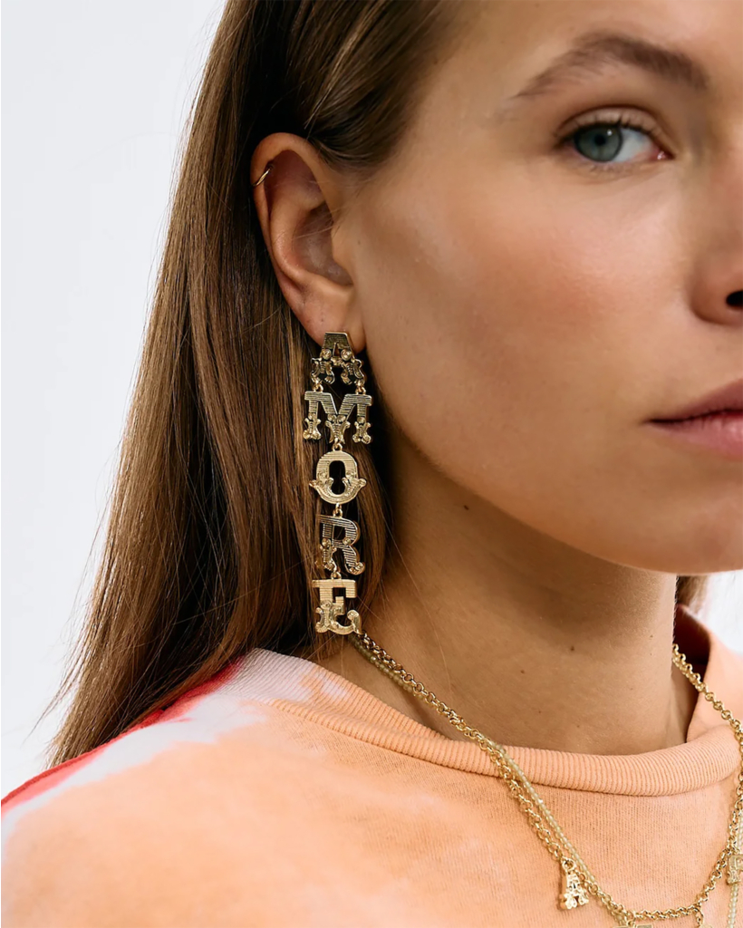 Love Studs Gold Plated
