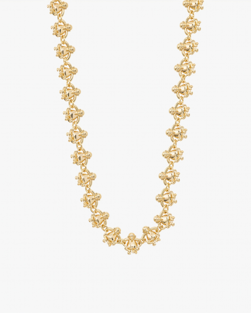 Gold-Plated Monkey Loop Choker