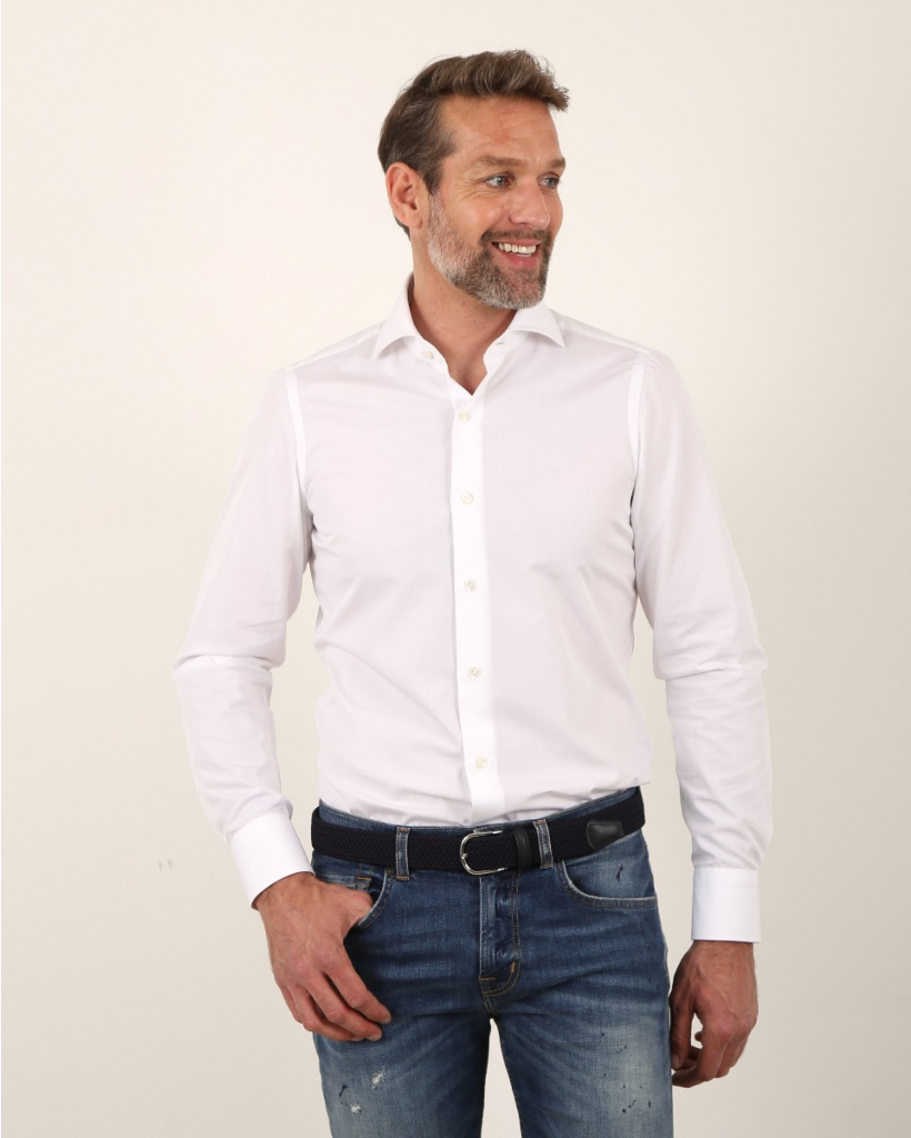 Eduardo White Business Shirt