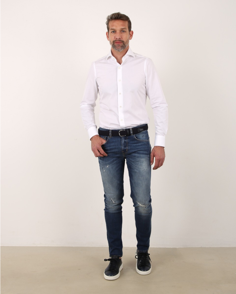Eduardo White Business Shirt