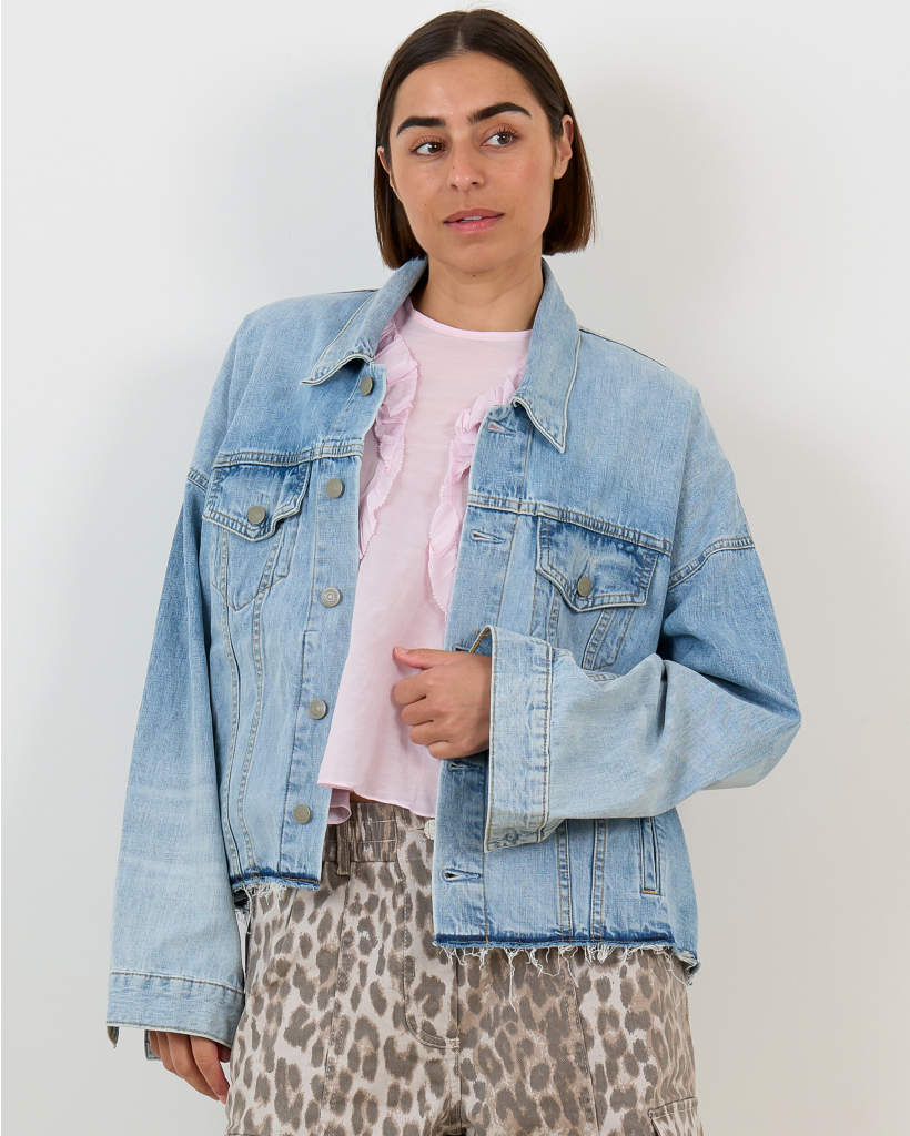 Stonewashed blue jacket