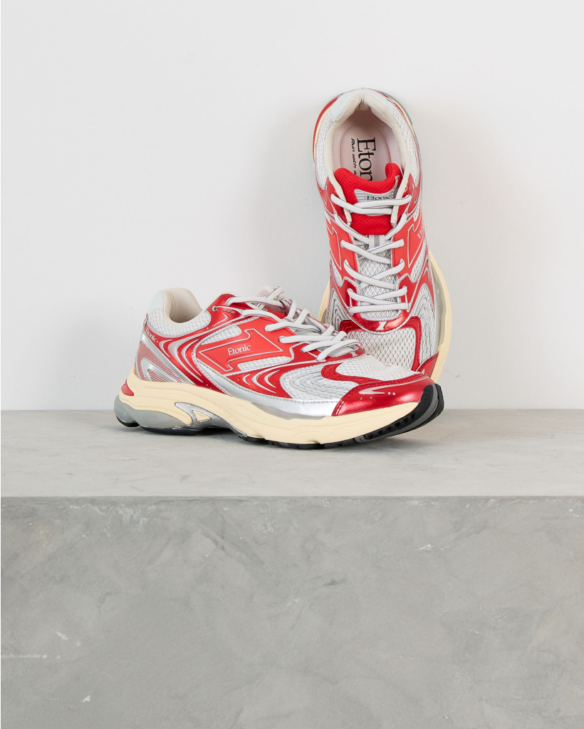 Evolution Metallic Sneakers Cherry Red