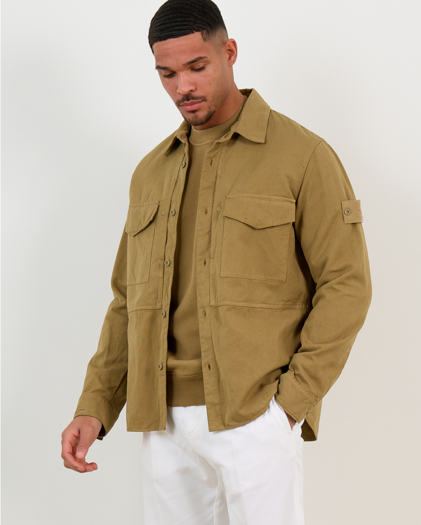 1200012 Ghost Linen Cotton Jacket Beige