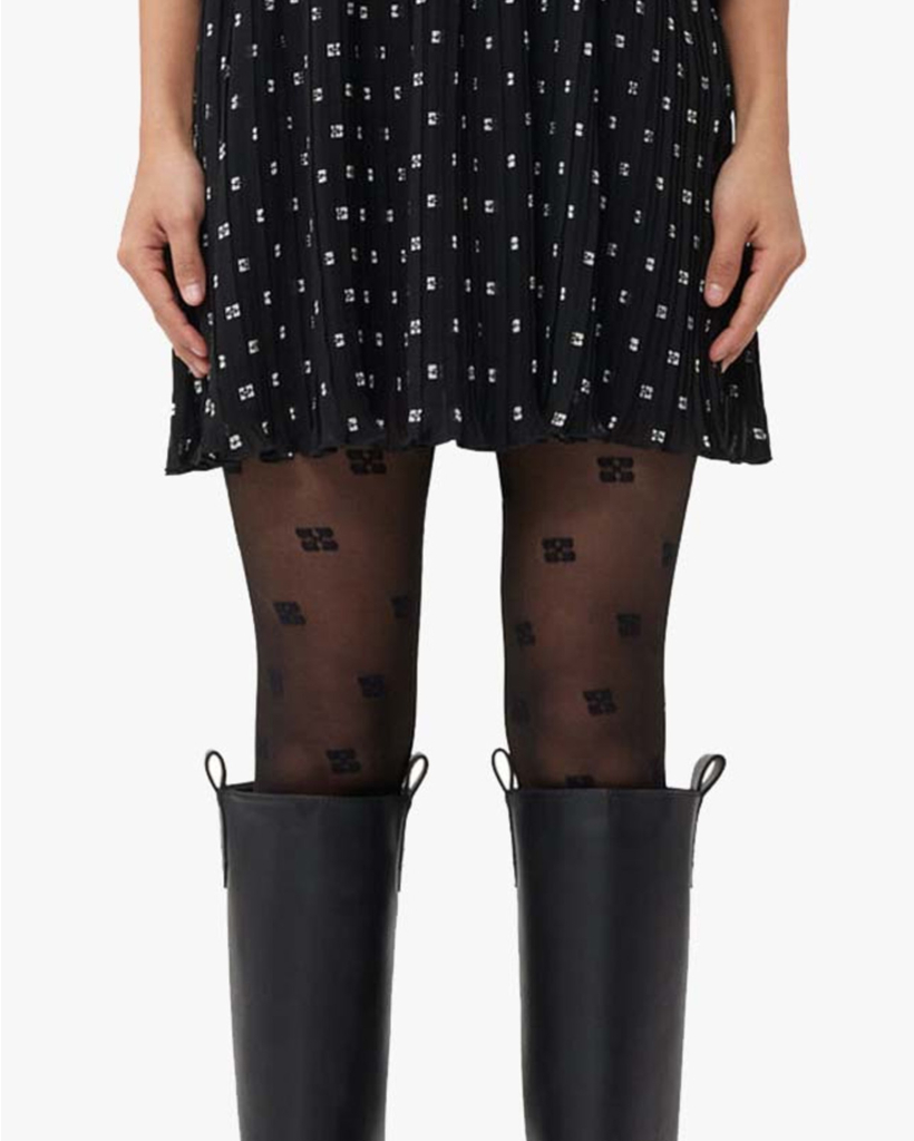 Black Butterfly Lace Tights