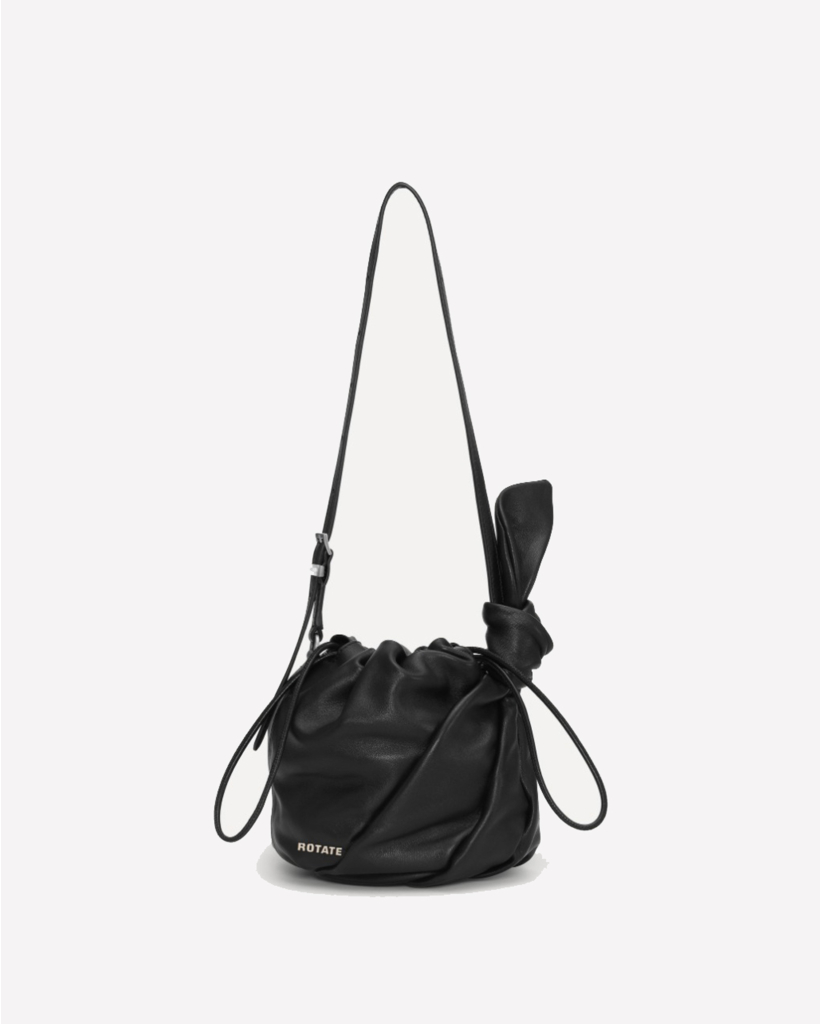 The Bon Bon Bag Black Leather