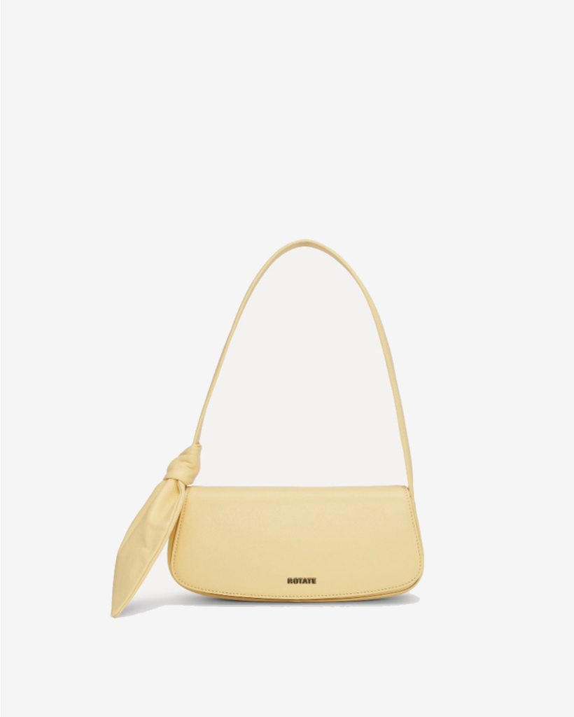 The Scarf Bag Yellow Leather