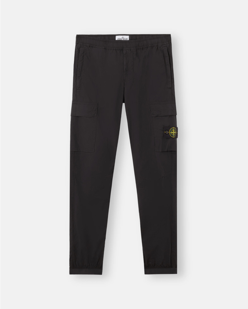 3100031 Parachute Cargo Pants Black